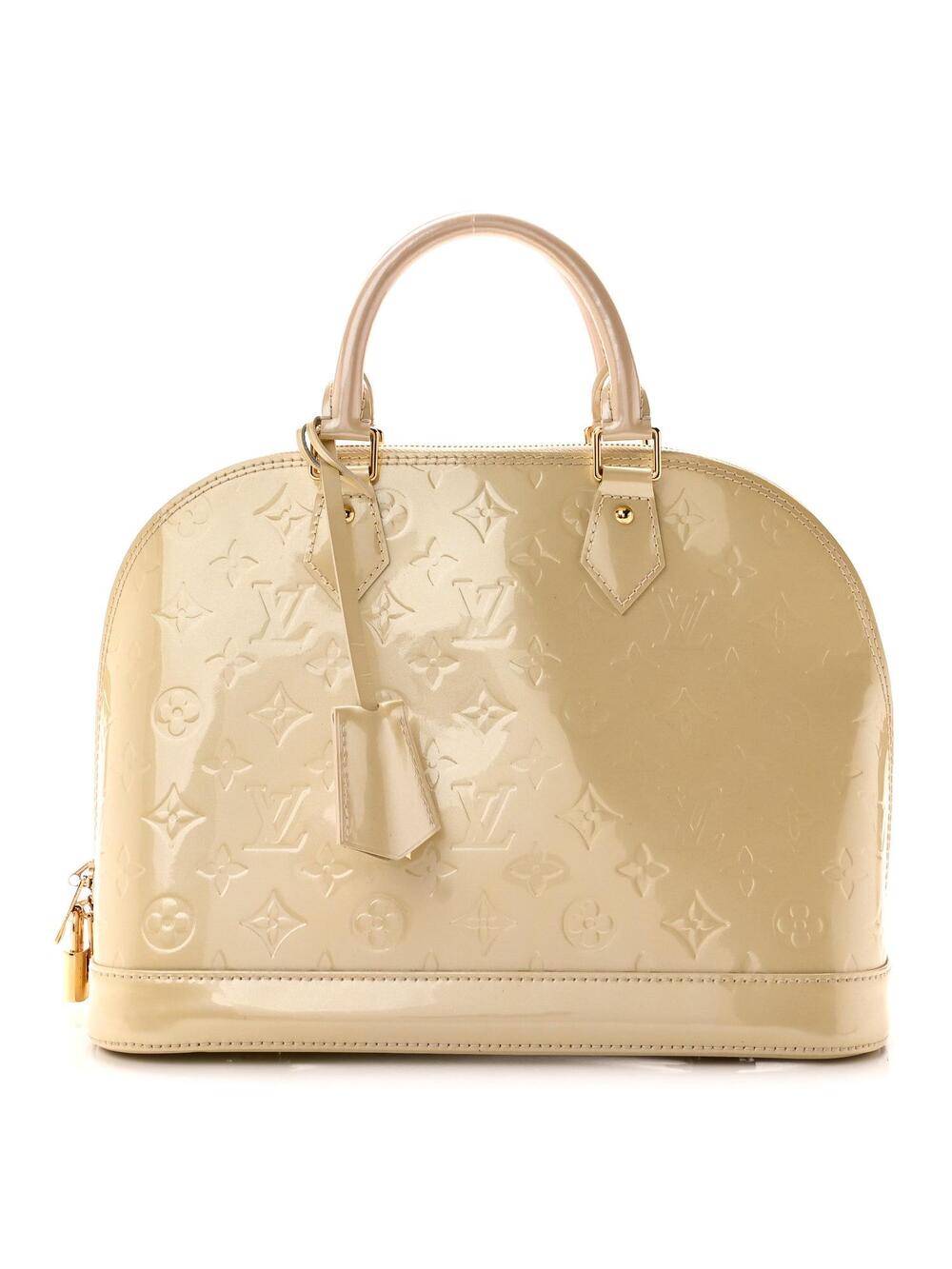 Louis Vuitton Vernis Alma Pm Blanc #307078L89B